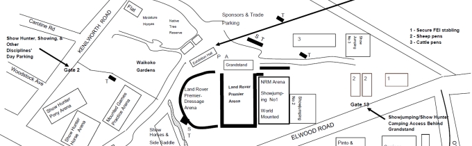 Hawke's Bay Showground Map